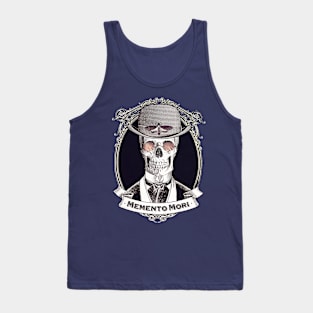 Memento Mori Vintage Steampunk Skeleton Tank Top